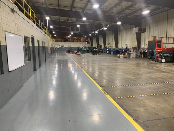 Secondary operations area at Forrest Machine Products